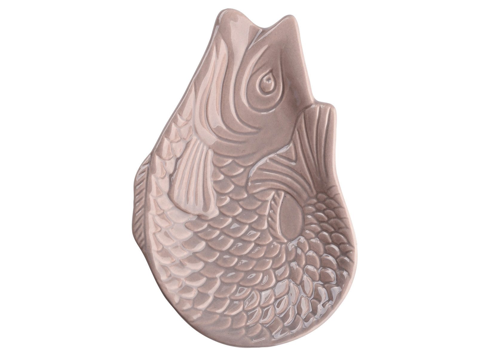 Giftcompany Декоративная тарелка Monsieur Carafon Fisch Декоративная тарелка sandstone 12,5x8,3cm