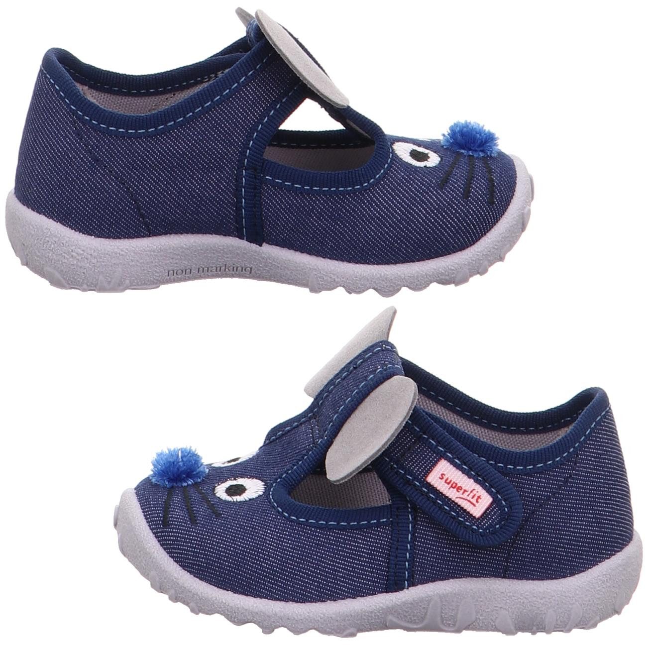 Superfit SUPERFIT Hausschuh SPOTTY EUR 18 blau Hausschuh