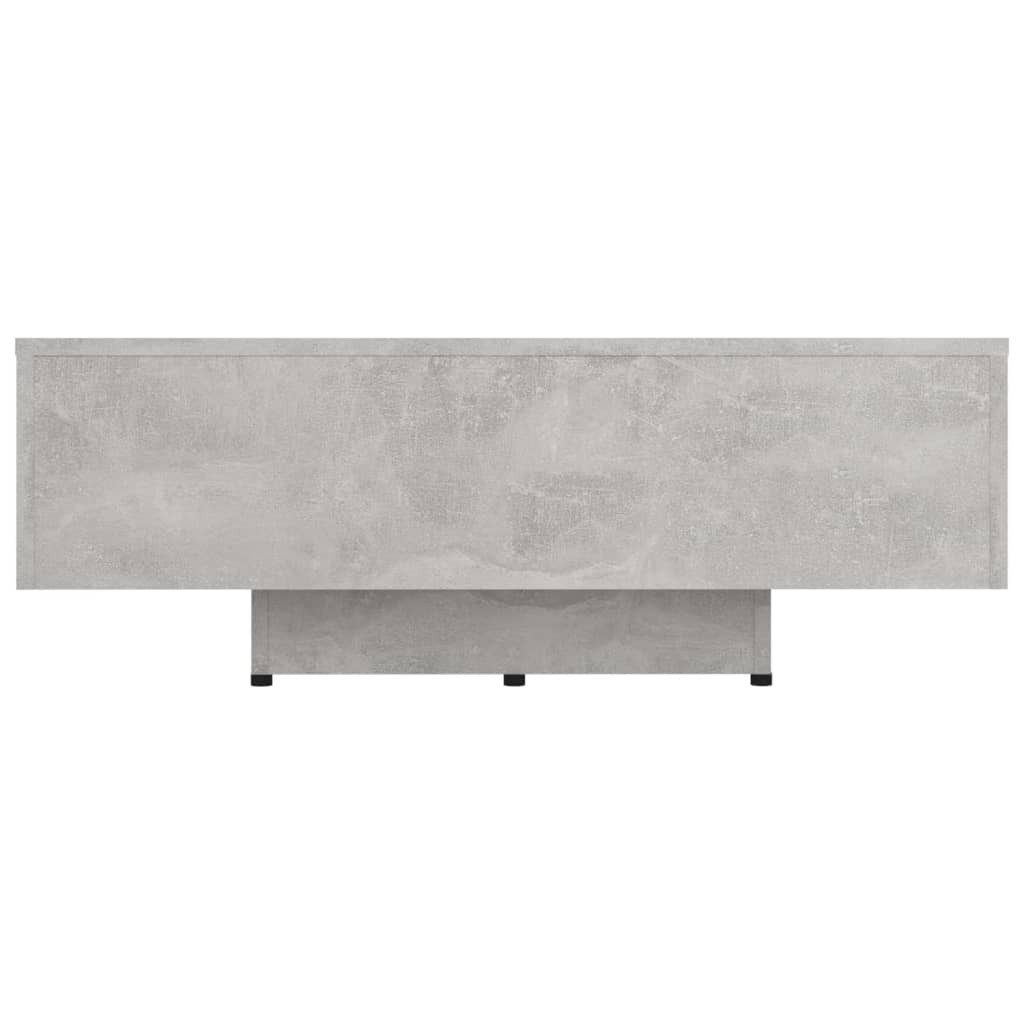 furnicato Couchtisch Moderner Betongrau 85 x 55 x 31 cm (1-St), Stabiler Kaffeetisch als Beistelltisch für dein Wohnzimmer