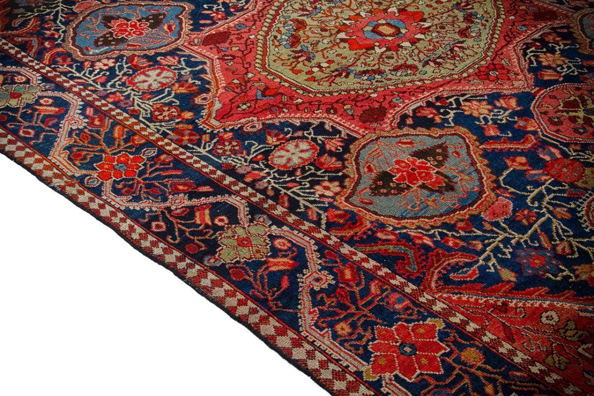 Orientteppich Bakhtiar Antik 151x249 Perserteppich, / Nain Handgeknüpfter Orientteppich 12 Trading, rechteckig, Höhe: mm