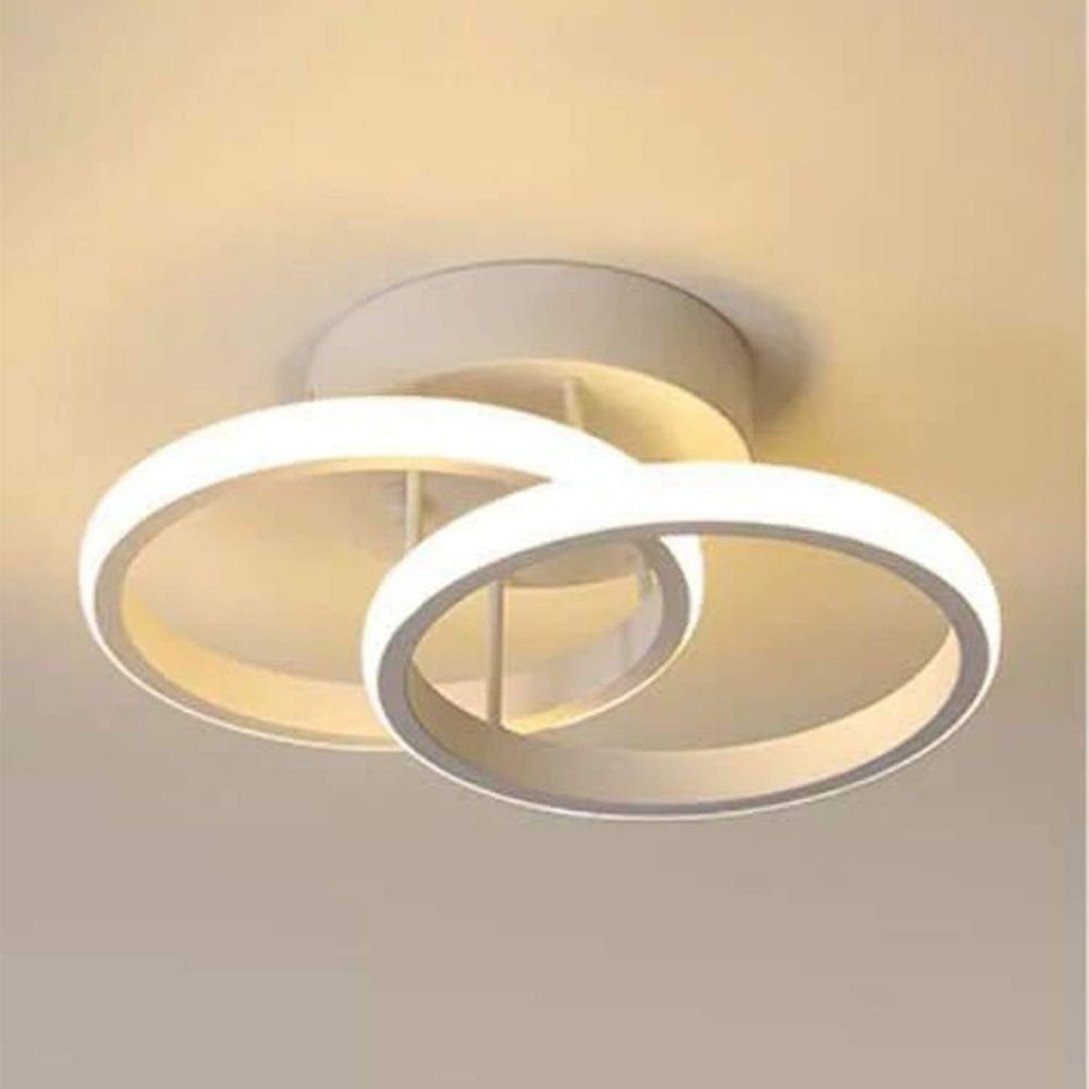 GelldG LED Arbeitsleuchte Deckenlampe, -Deckenlicht, weißes LED warmes weiße Moderne runde