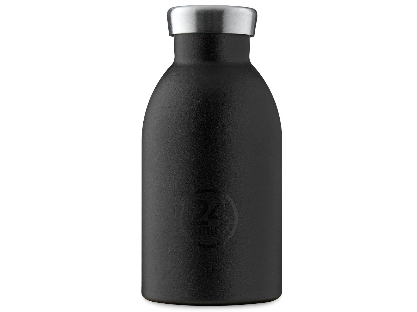 24 Bottles Trinkflasche Clima Bottle Stone Tuxedo Black 330ml