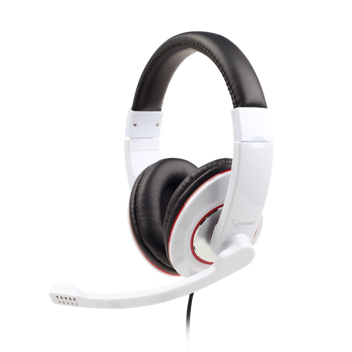 Gembird Headset (Kopfhörer mit Mikrofon GEMBIRD MHS-001-GW)