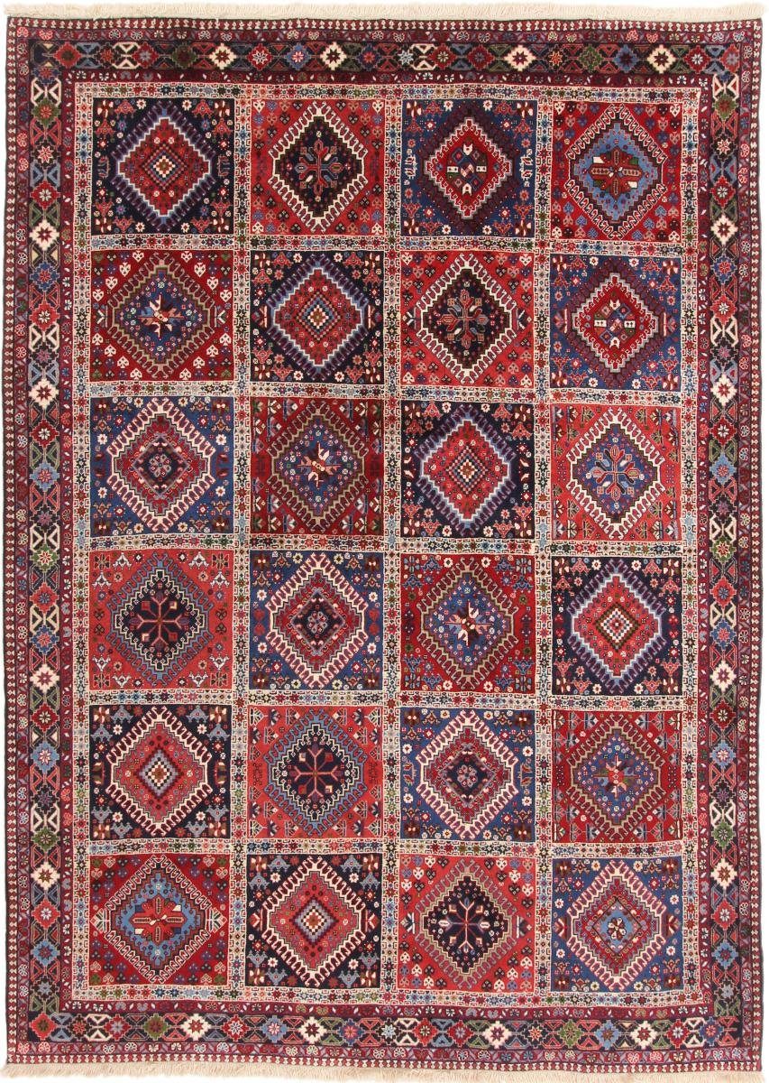 Orientteppich Yalameh 199x276 Handgeknüpfter Orientteppich / Perserteppich, Nain Trading, rechteckig, Höhe: 12 mm | Kurzflor-Teppiche