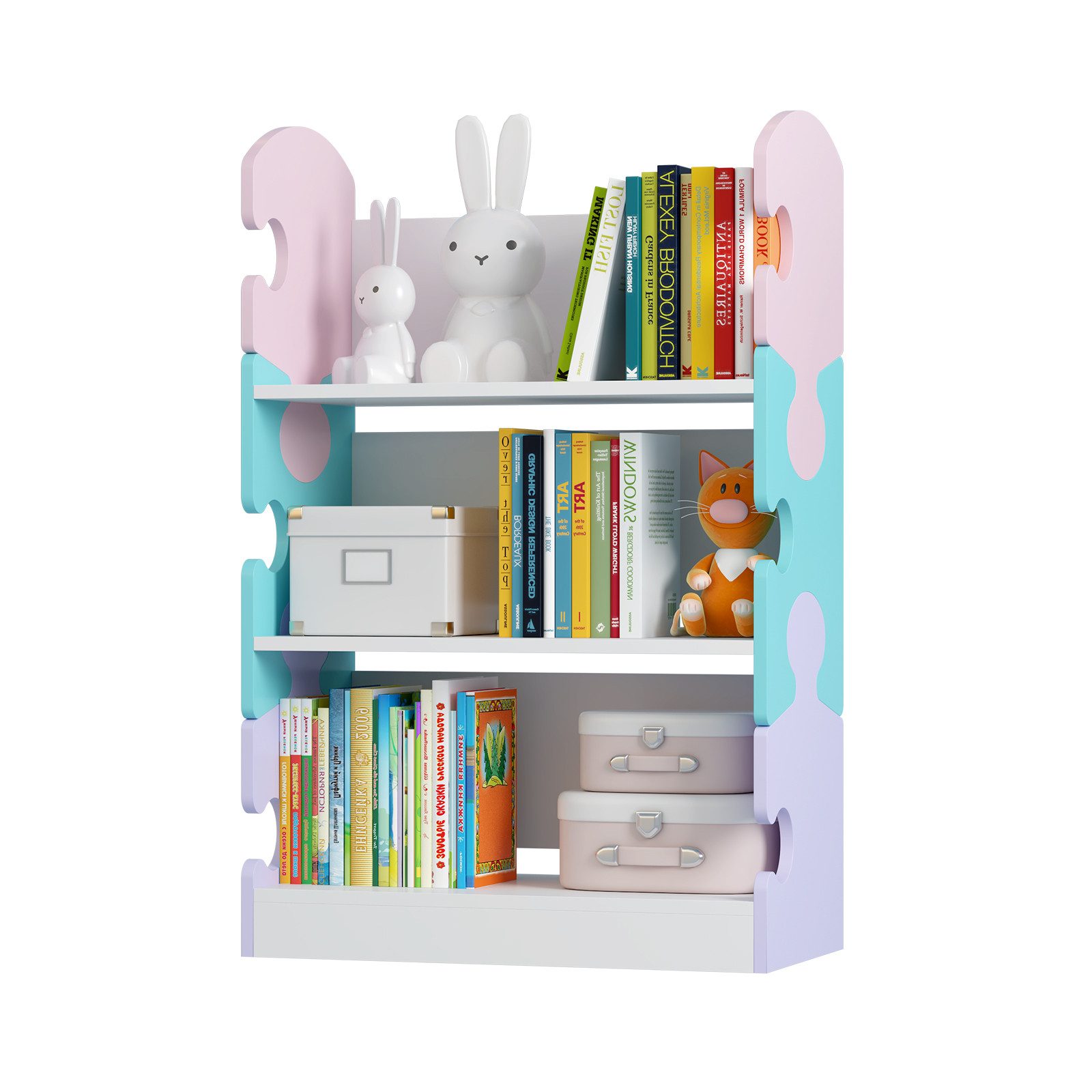 radelldar Kinderregal Bücherregal Kinder Tonie Regal günstig online kaufen