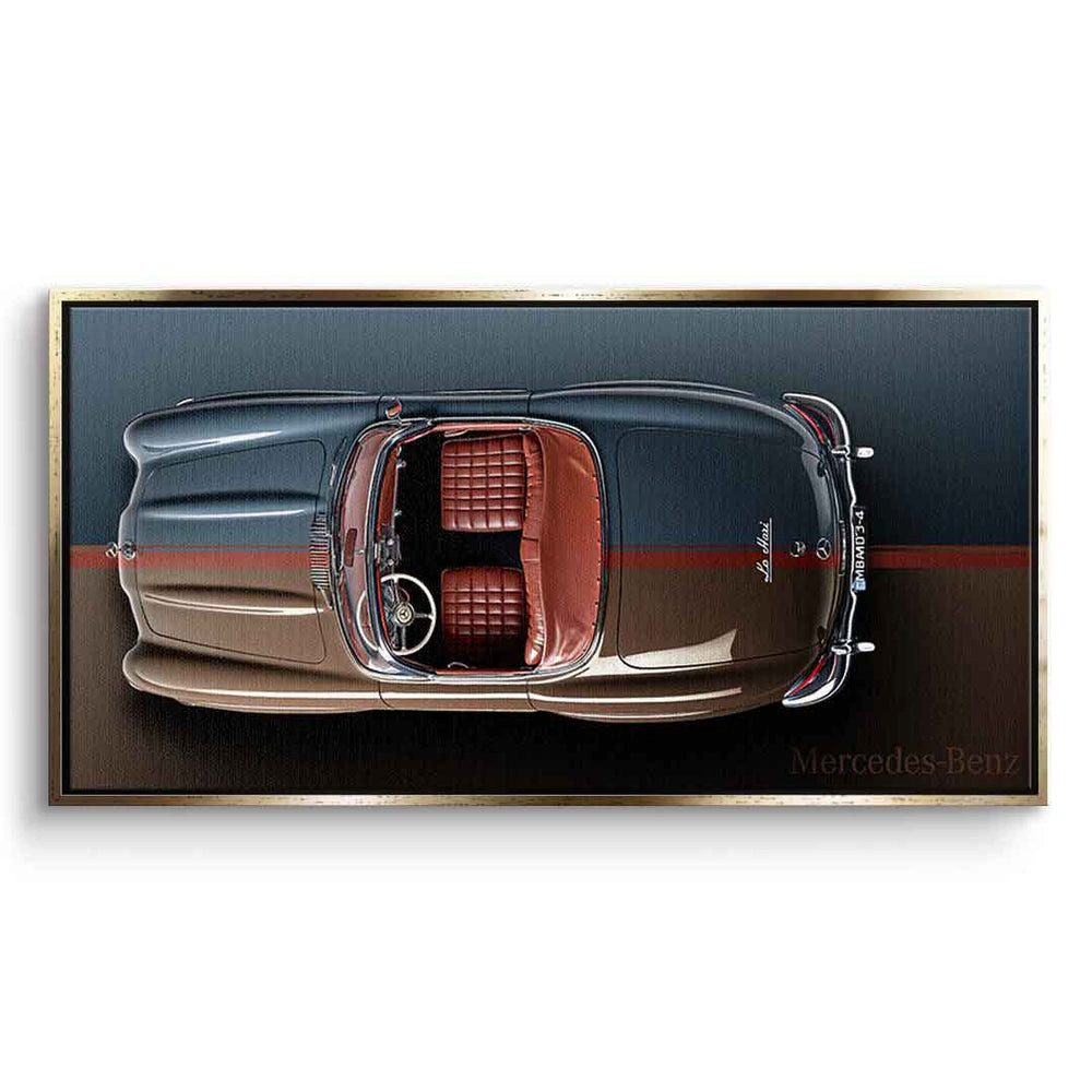 DOTCOMCANVAS® Leinwandbild Mercedes-Benz 300 SL Roadster, Leinwandbild Mercedes-Benz 300 SL Roadster Auto Kunstdruck Wandbild