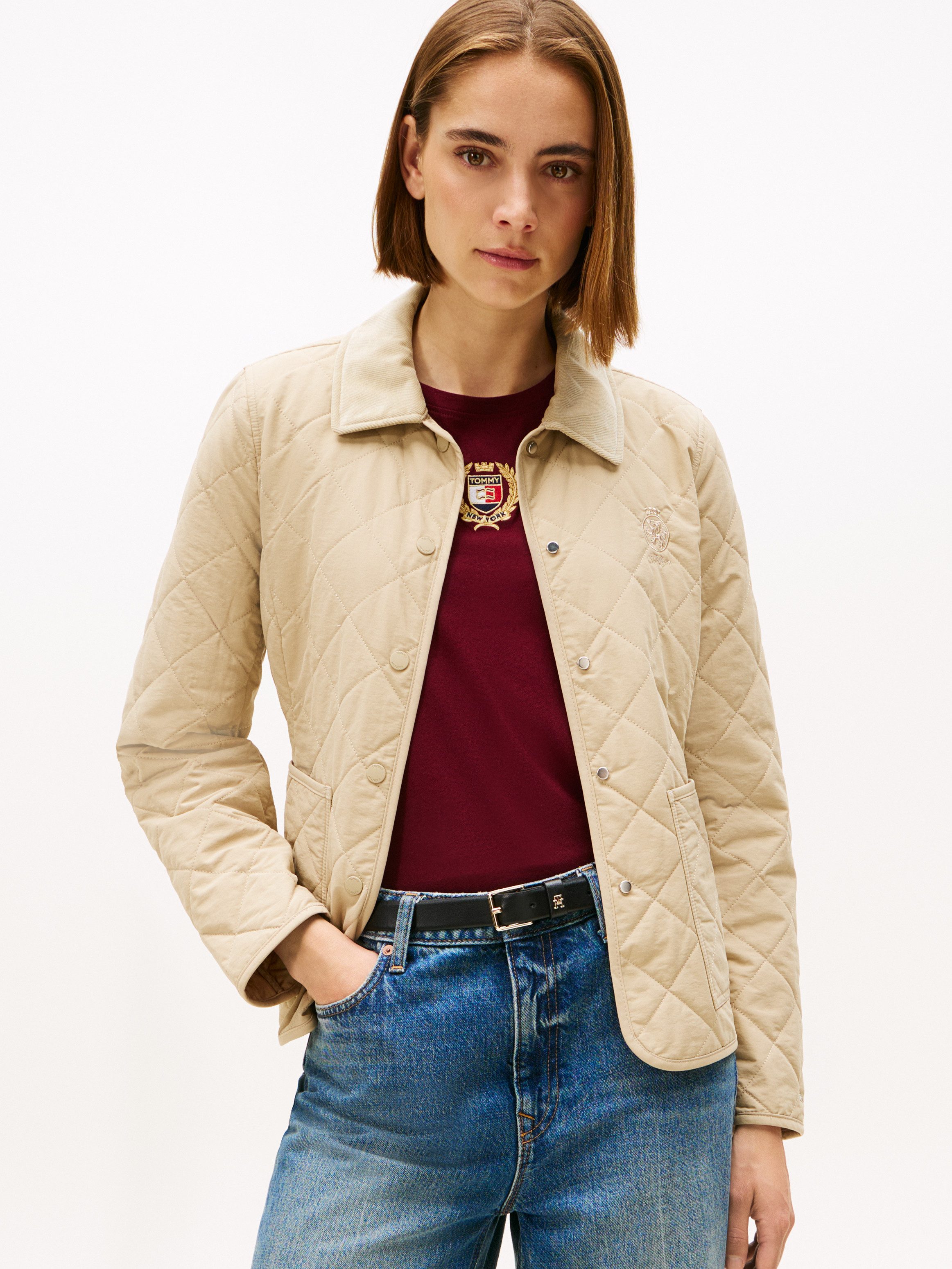 Tommy Hilfiger Steppjacke PADDED QUILTED SLIM JACKET günstig online kaufen