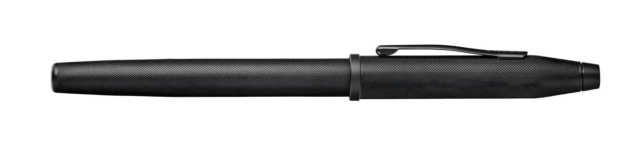 CROSS Füller Cross Füllfederhalter Century II Schwarz Strukturiert, PVD, F-Feder