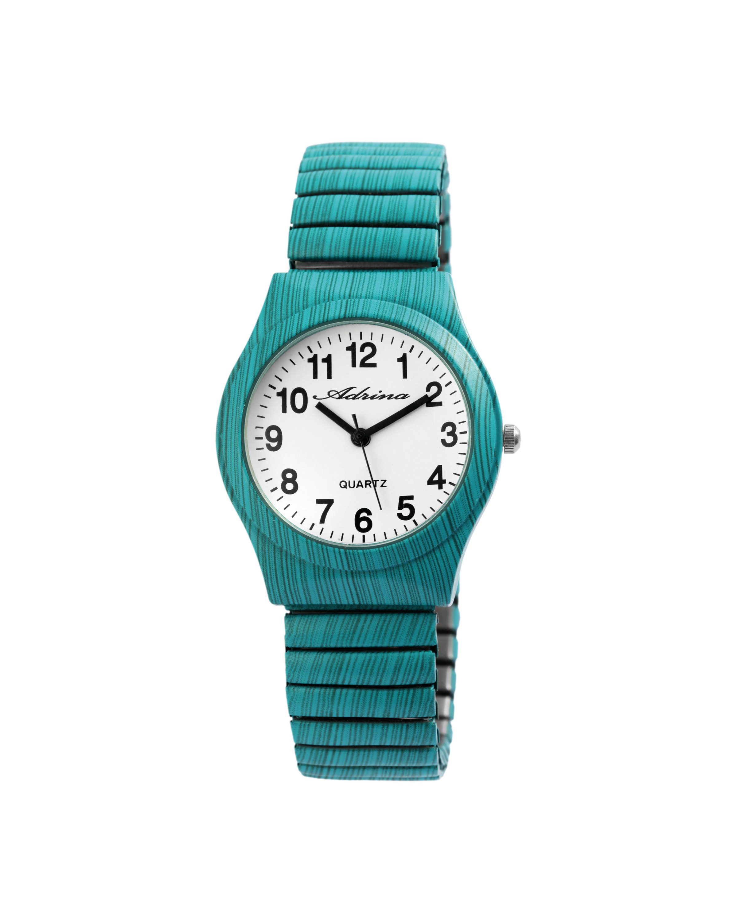 Adrina Quarzuhr Colores Adrina Damenarmbanduhr mit Edelstahlzugband, Ø 34 m günstig online kaufen