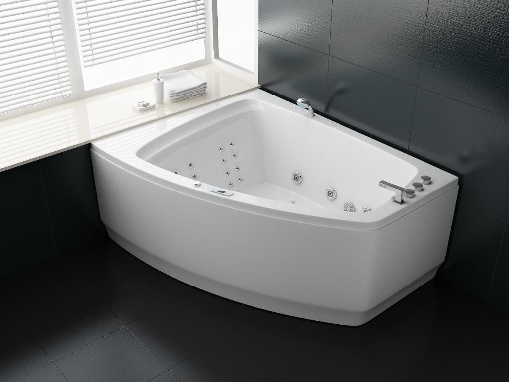 PureHaven Whirlpool 180x140 cm – Lichttherapie & Reinigungsfunktion, Bluetooth