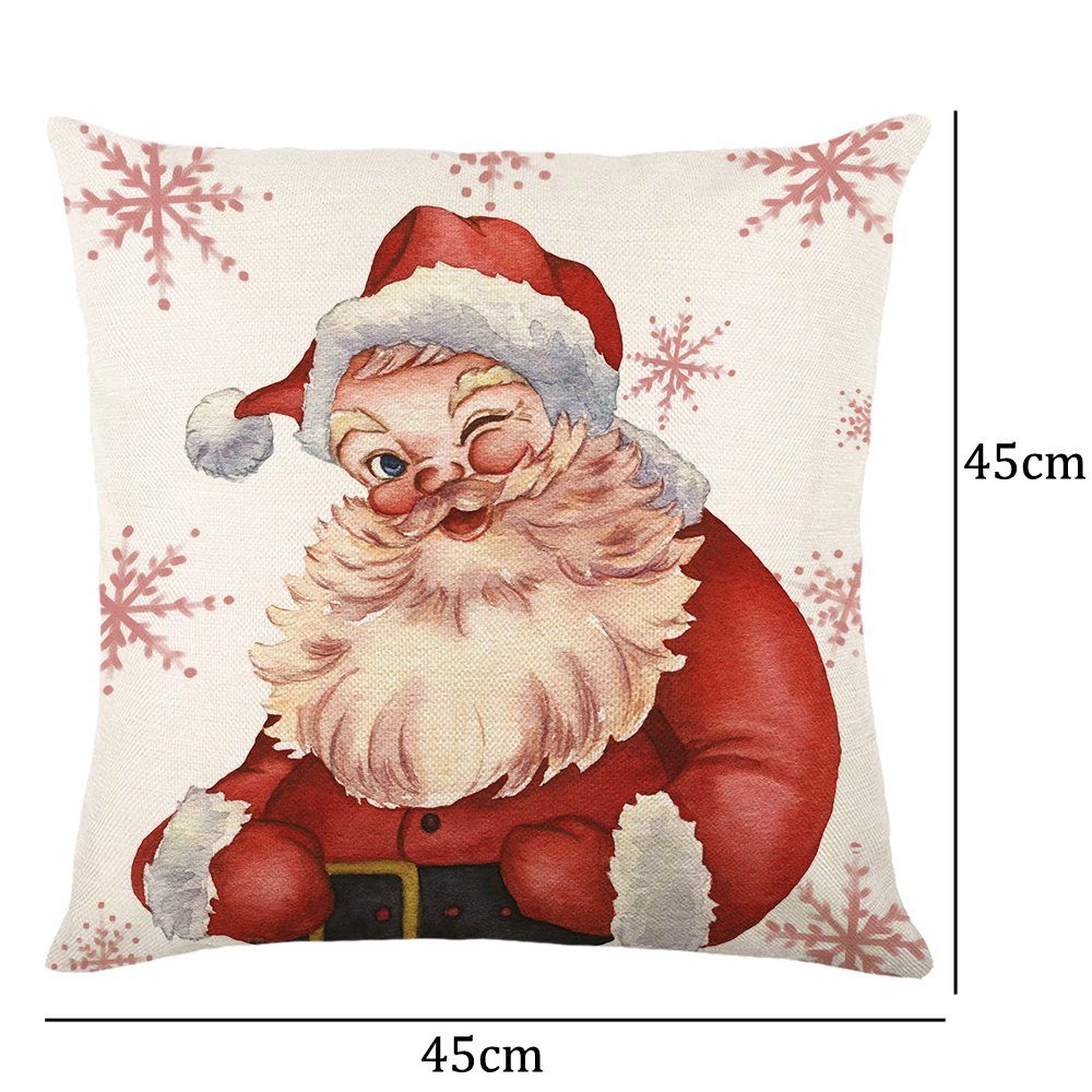 Qelus Kissenbezüge Kissenbezüge Weihnachten Kissenbezug 45 günstig online kaufen