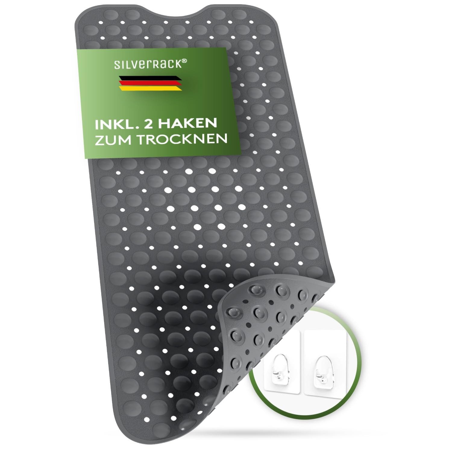SilverRack Duschmatte Badewannenmatte 100x40 cm - günstig online kaufen