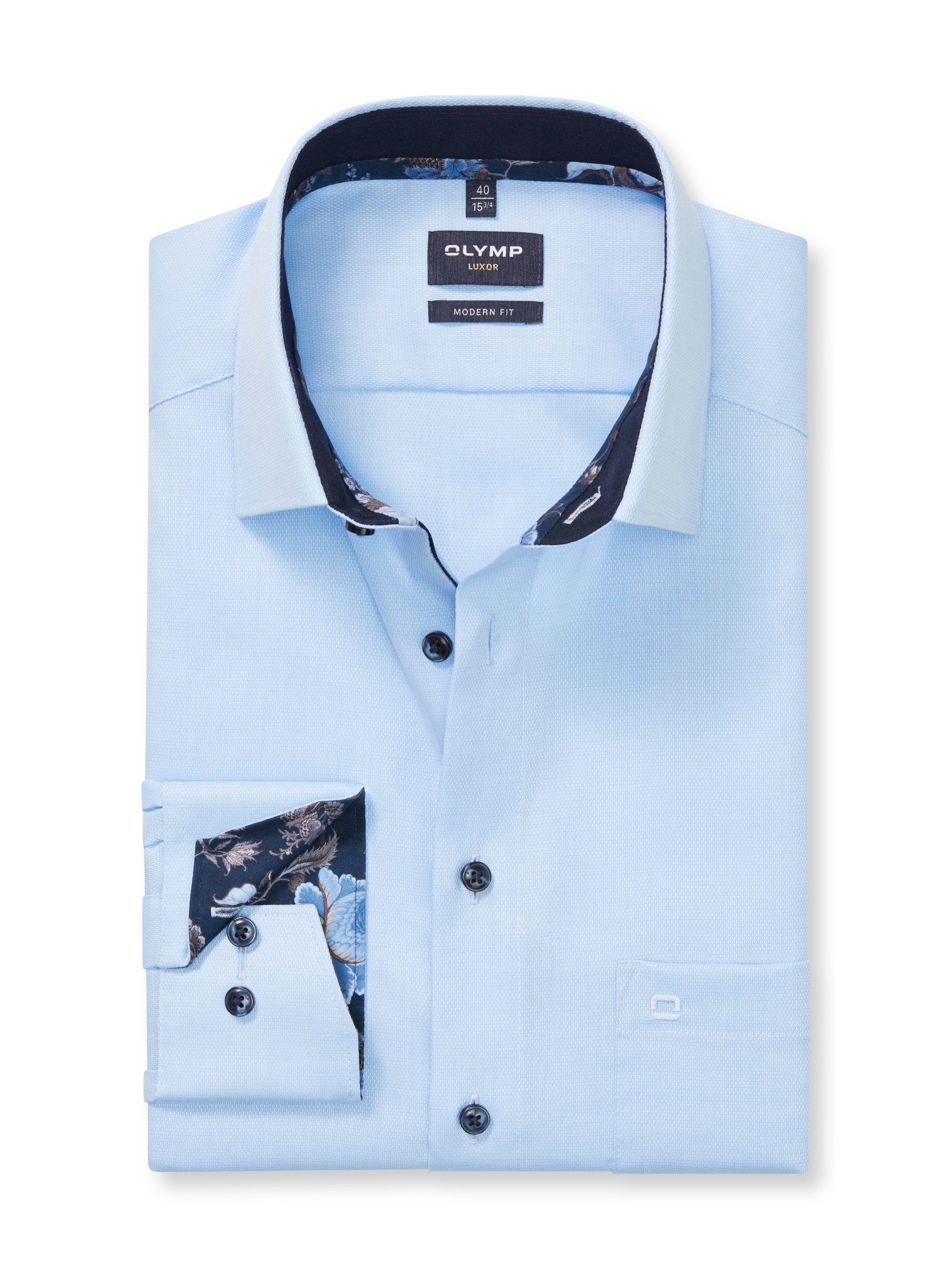 OLYMP Langarmhemd Luxor modern fit modern fit, New Kentkragen, Business Hem günstig online kaufen