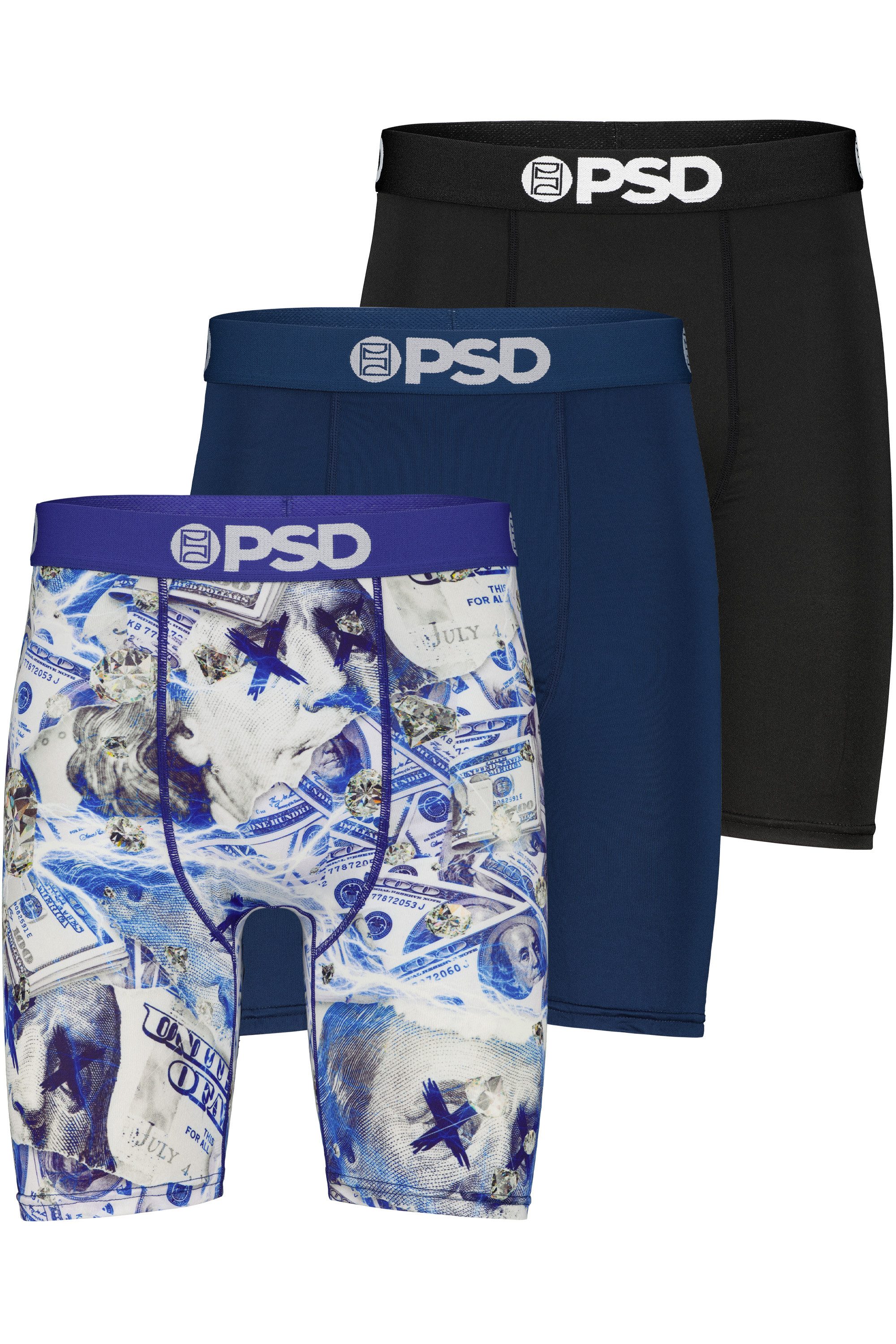 PSD Boxershorts 3 PACK - BLU HUNNED Herren