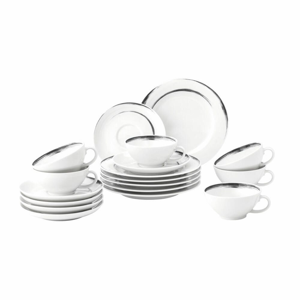 Seltmann Weiden Teeservice 18-teilig (18-tlg), 6 Personen, Porzellan