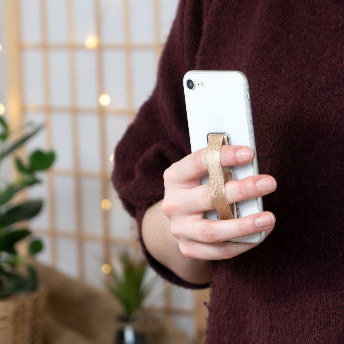 kwmobile Popsockets Smartphone Fingerhalter mit Ständer - selbstklebend, (1-tlg)