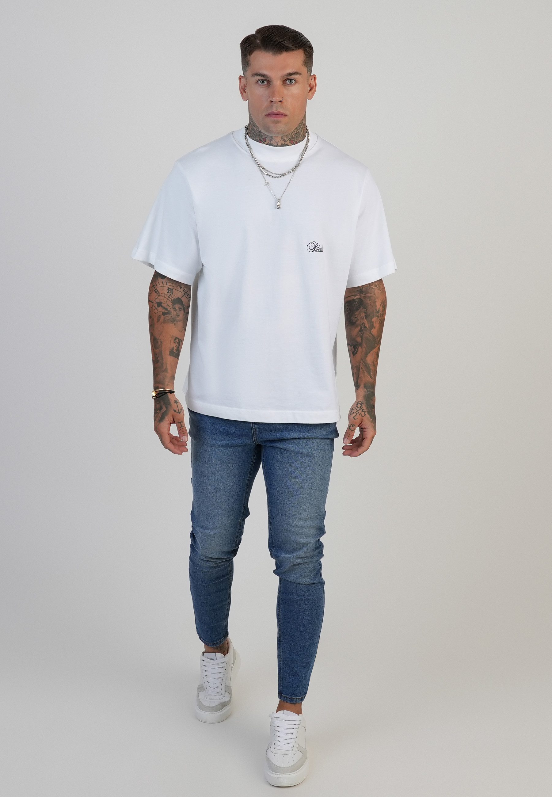 Siksilk Regular-fit-Jeans SikSilk Herren Skinny Jeans – Bild 4 von 5