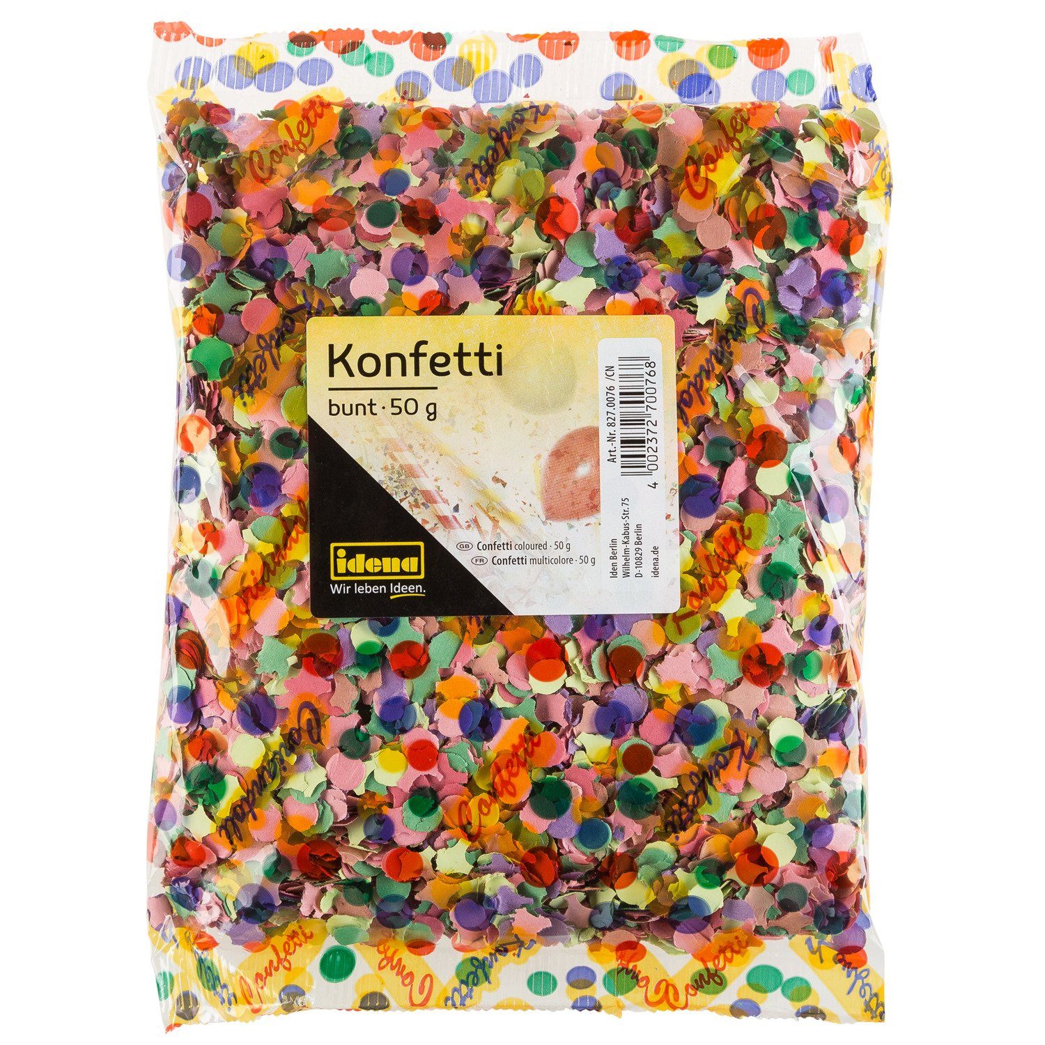 Idena Konfetti Idena Konfetti im Beutel 50g