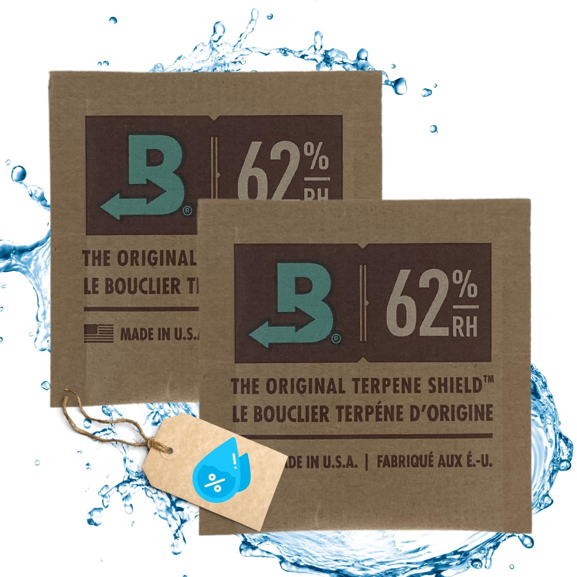 TronicXL Luftentfeuchter-Nachfüllpack 2 Stück Größe 4 I mit Boveda Pack für Grow Aufbewahrung Ernte Grower
