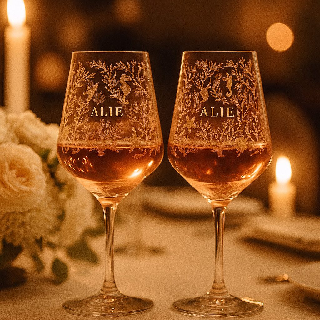 Mixcompany Gläser-Set Frescobaldi Alìe Weingläser Set 2 Stück – Premium Rosé-Gläser – Bild 2 von 4