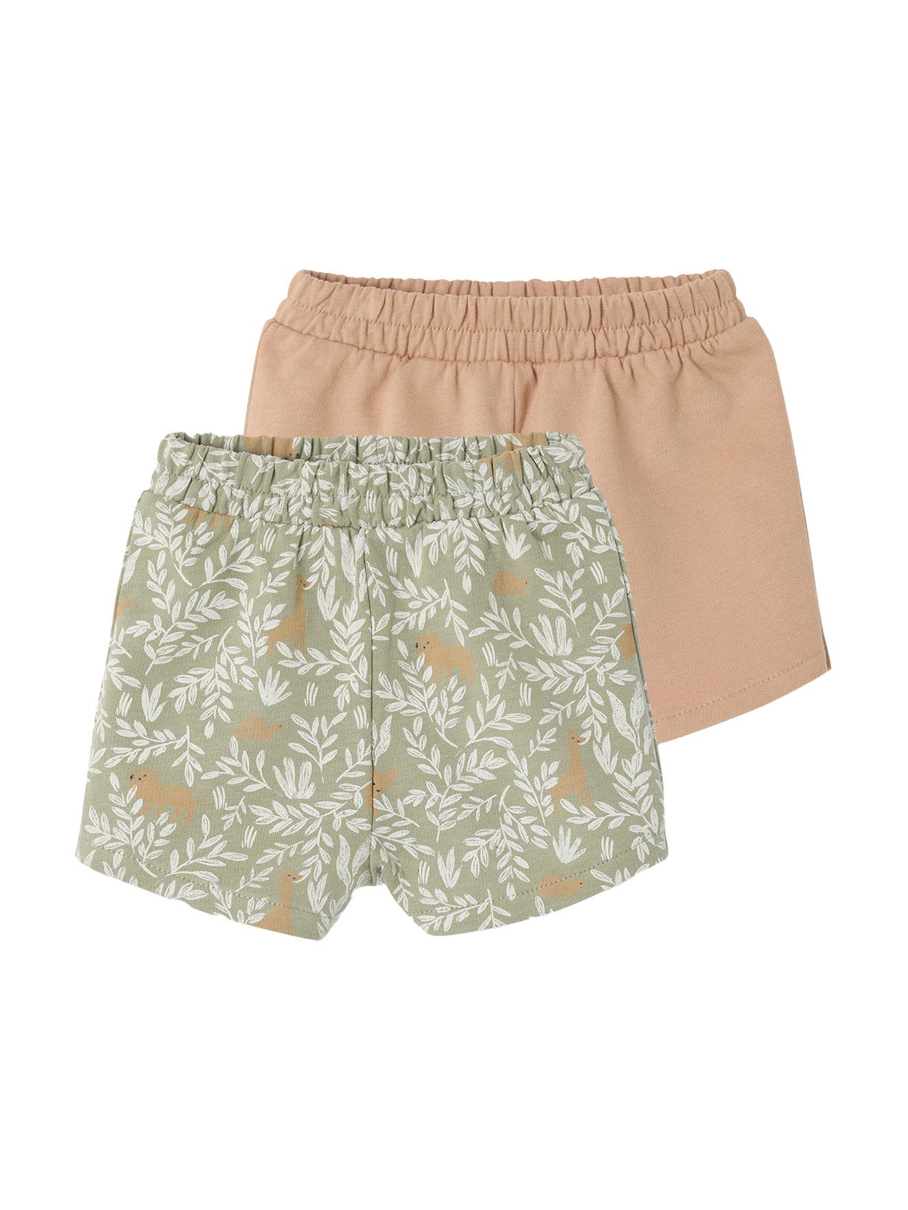 Shorts 2er-Pack Baby Shorts aus leichter Sweatware