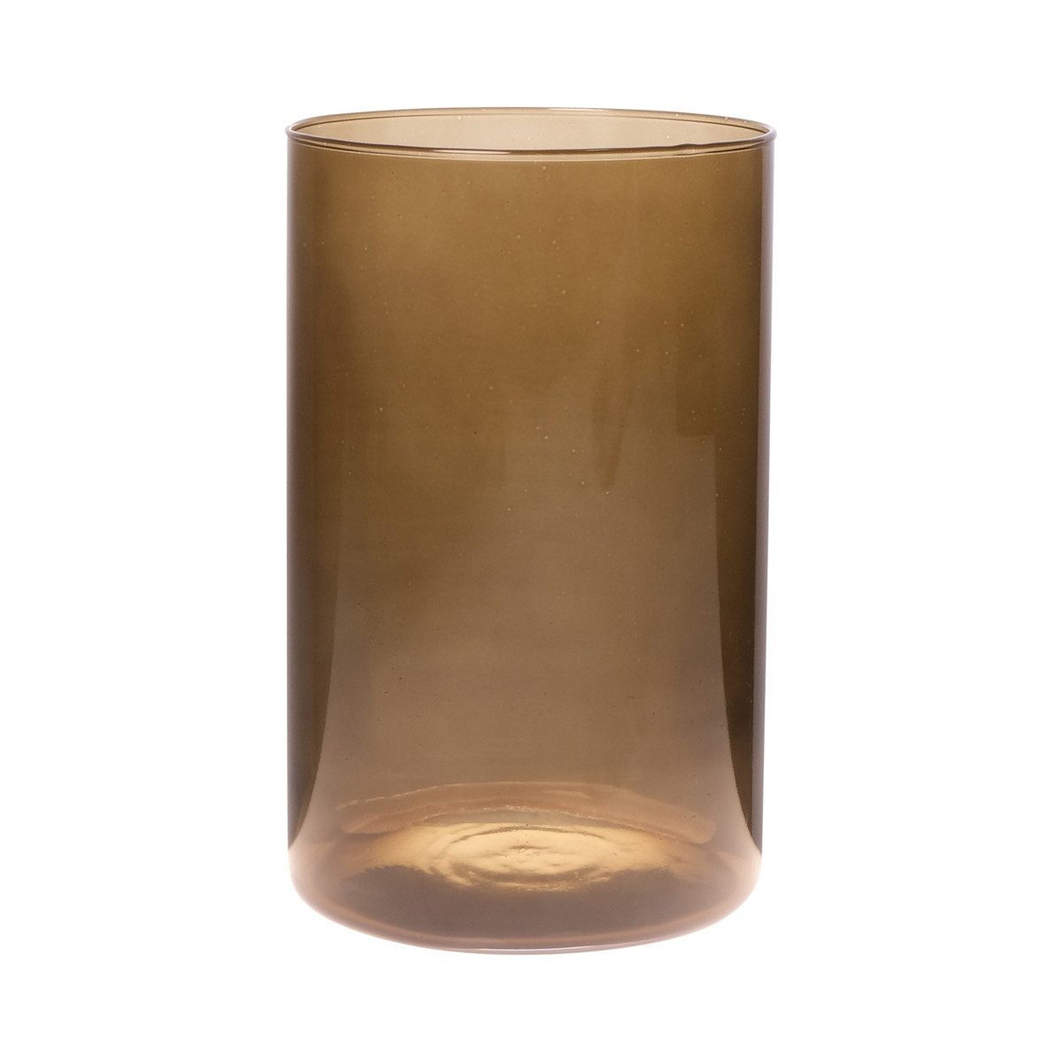 Hakbijl Glass Dekovase Braun, Durchmesser 13 günstig online kaufen