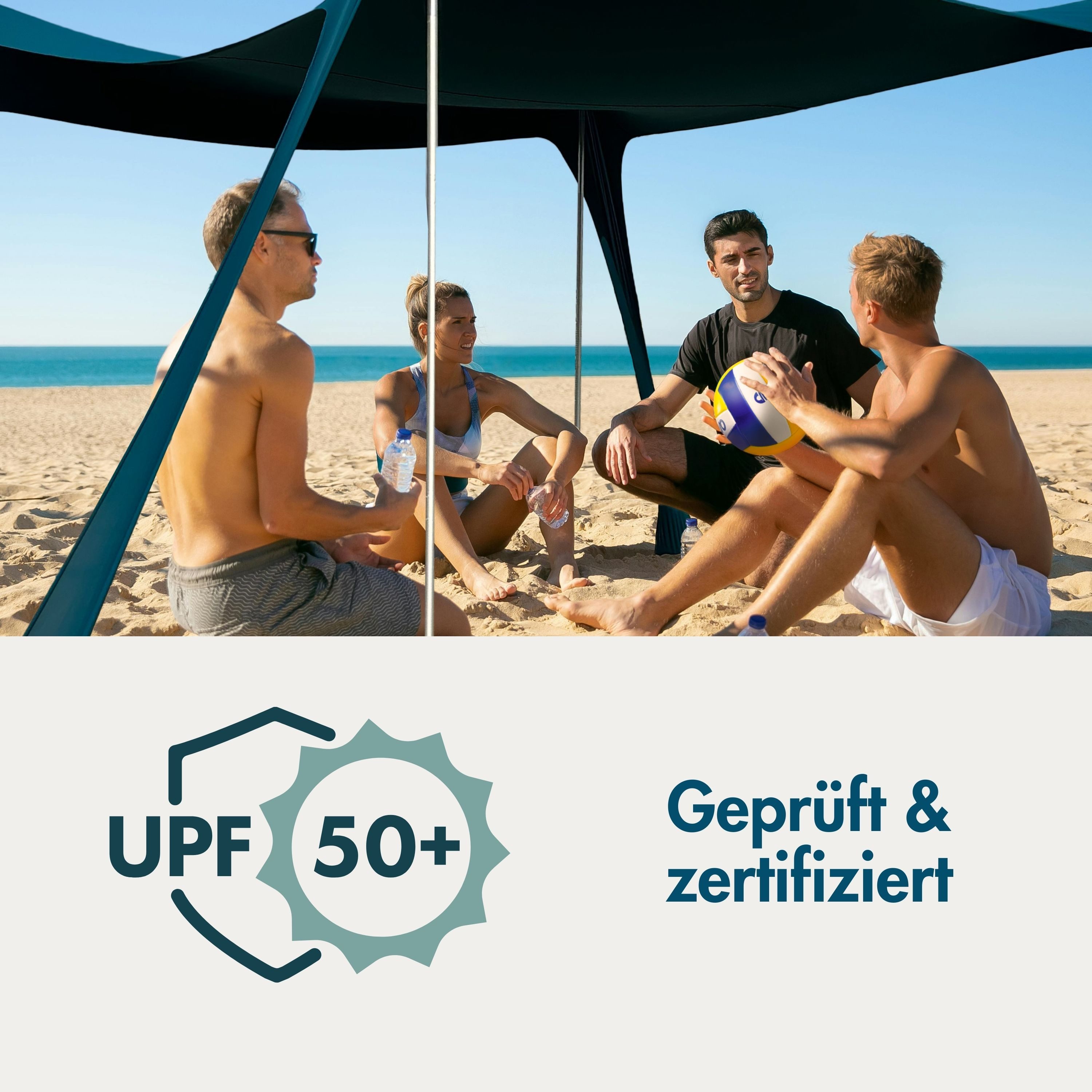 Momevo Strandmuschel Strandzelt mit UV Schutz günstig online kaufen