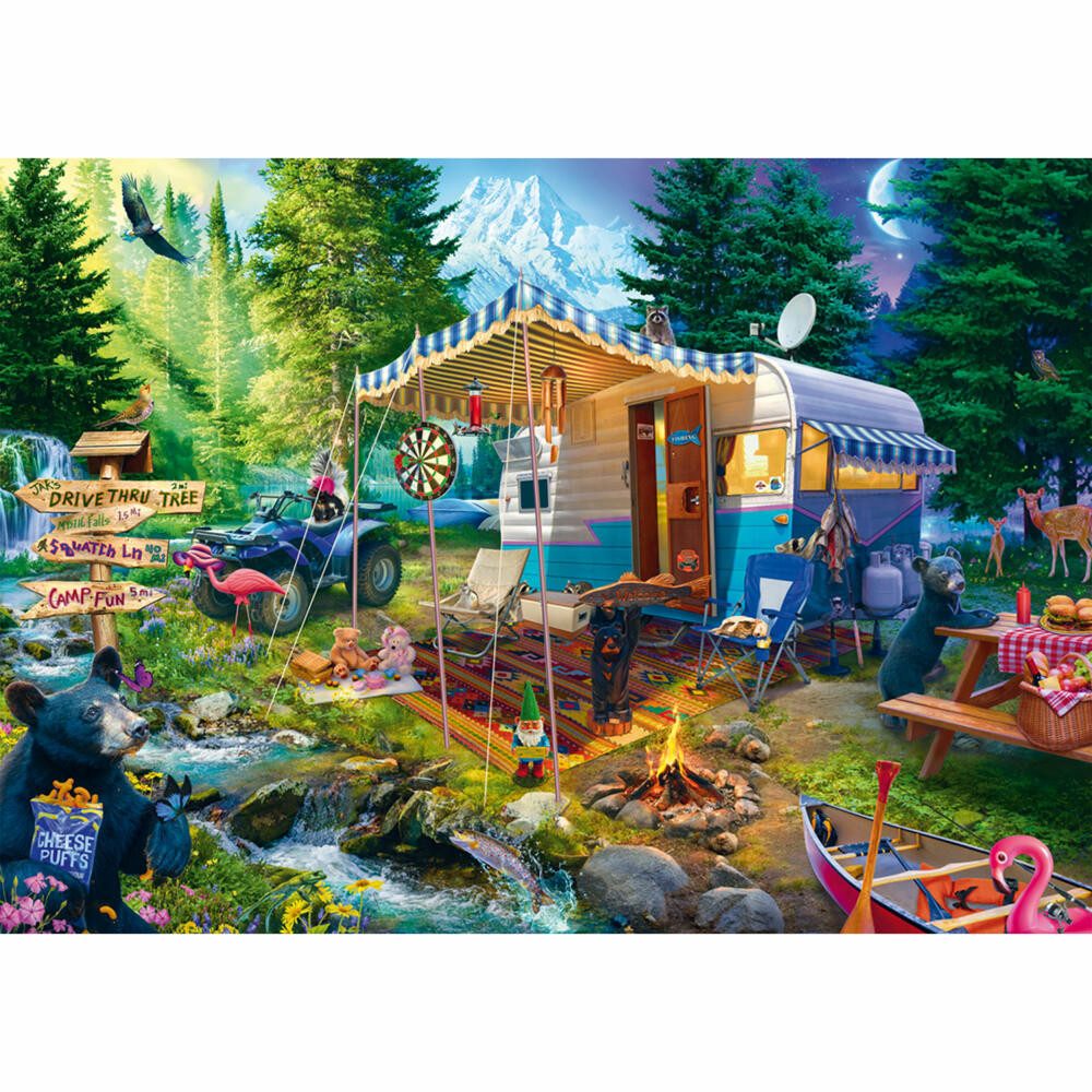 Schmidt Spiele Puzzle Mit dem Caravan in den Bergen Jeff Haynie, 1000 Puzzleteile