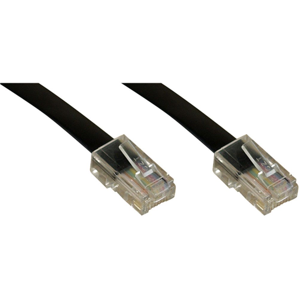 Inline InLine® 68813 ISDN Anschlußkabel, RJ45 Stecker / Stecker (8P4C), 3m Computer-Kabel
