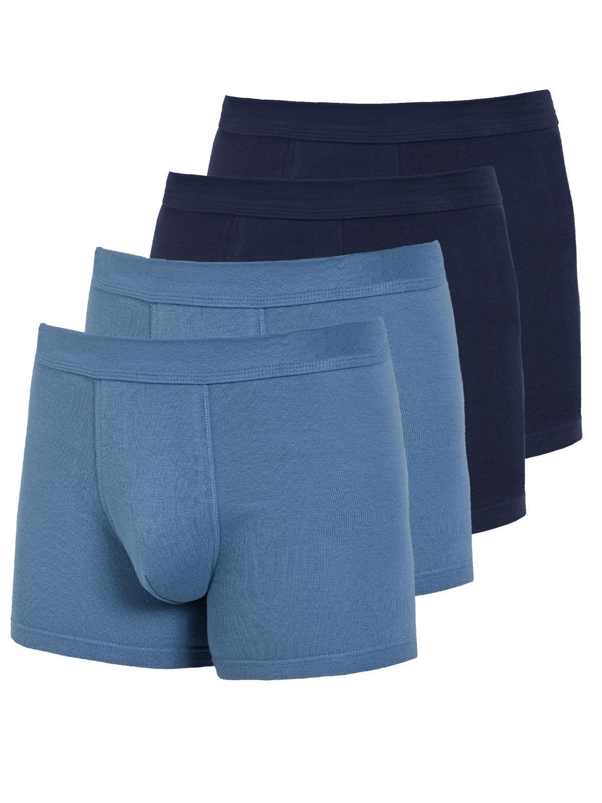KUMPF Retro Pants (Spar-Set, Sparpack 4er Herren - Pants navy Bio atlantis Cotton 4-St)
