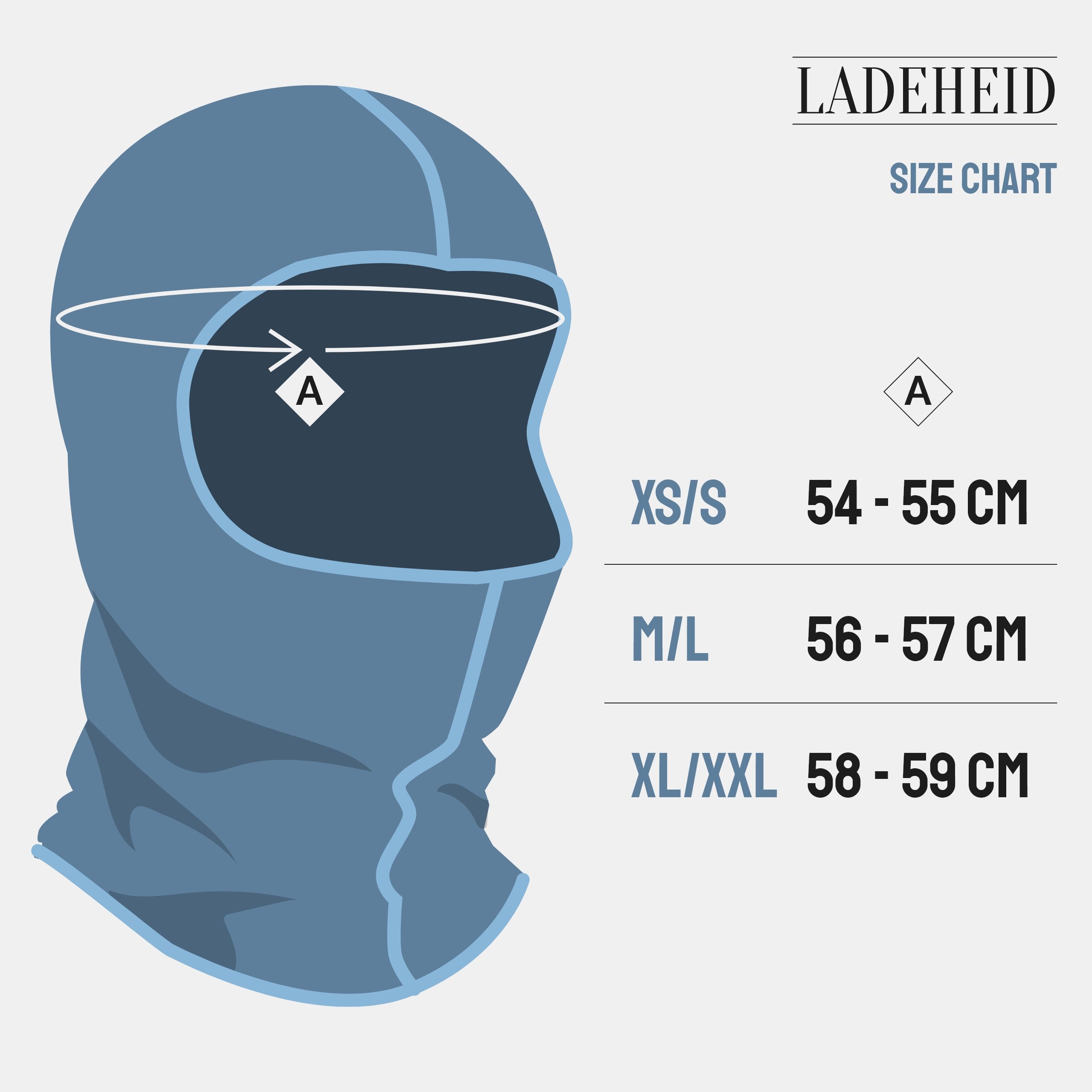 Ladeheid Sturmhaube Sturmhaube Skimaske Silverplus Thermoaktive günstig online kaufen