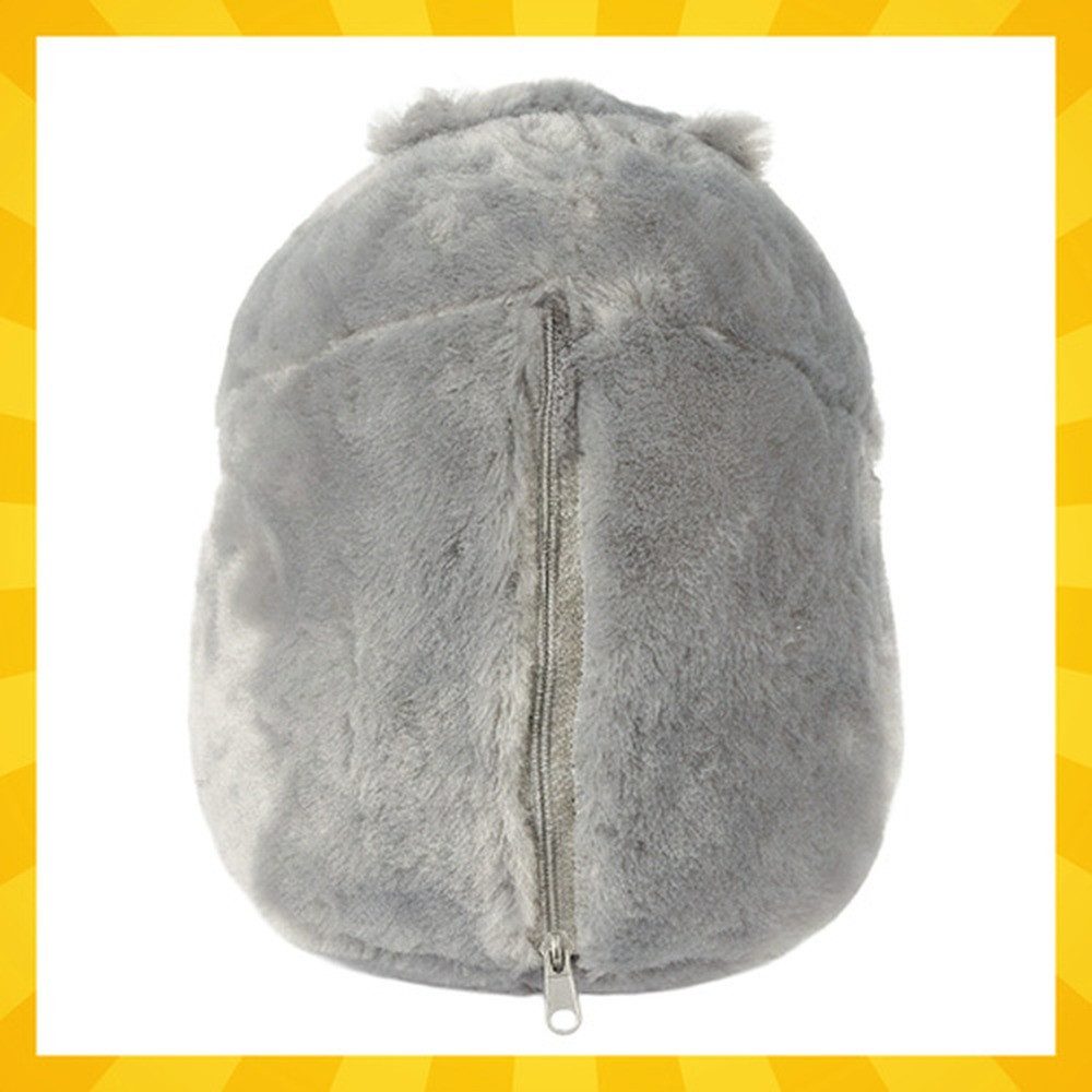 KRUZZEL Kuscheltier Hamster 2-in-1 Kissen mit Decke (Spar-Set, Gemütlichkeit), Mit 105 × 200 cm perfekt zum Einkuscheln auf dem Sofa oder Bett