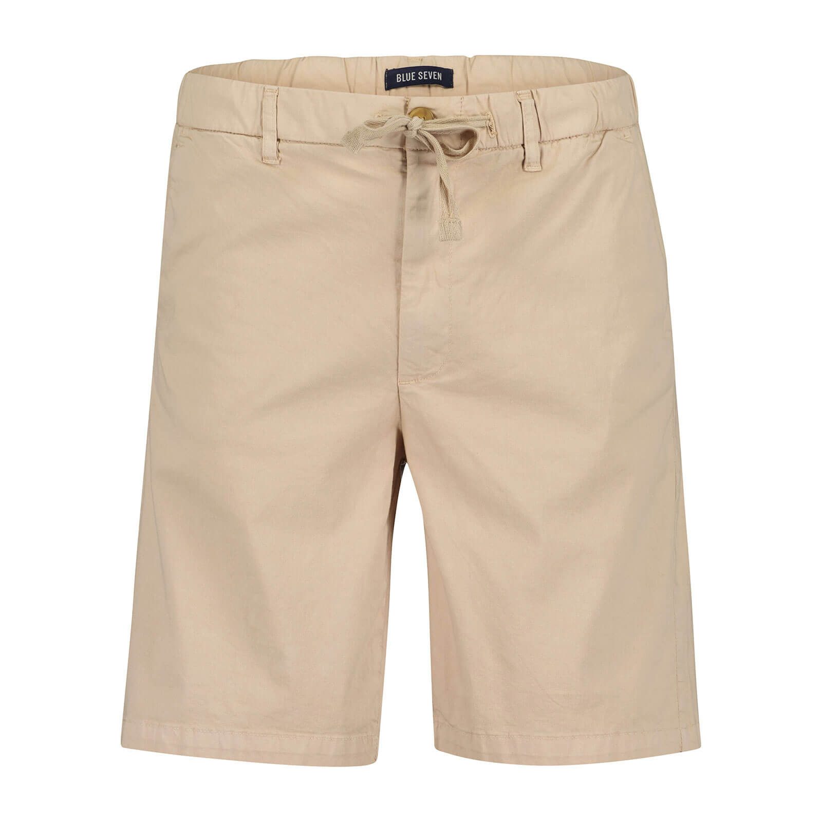 Blue Seven Bermudas 343578 Herren Twill Bermuda mit elastischem Bund - Unifarbene Kurze Hose