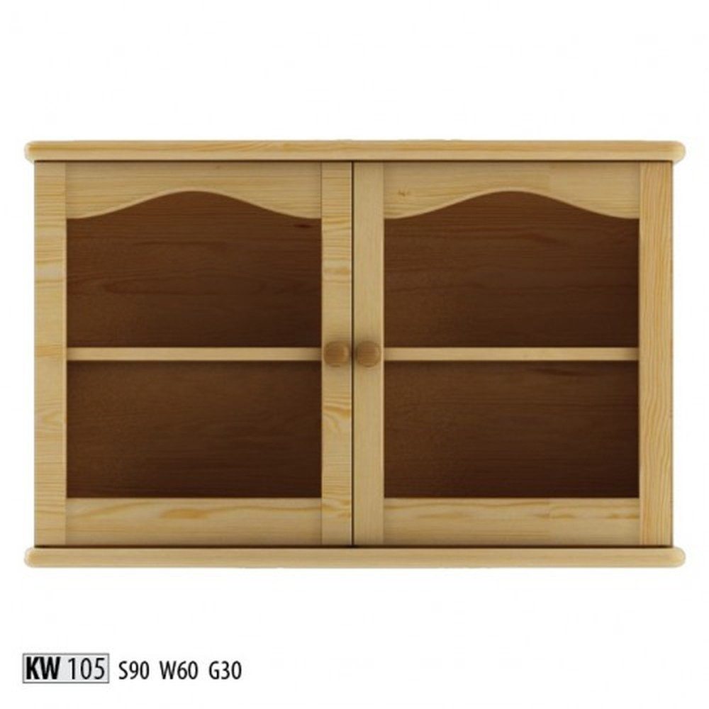 JVmoebel Aufsatzschrank Handgefertigter Holz-Wandschrank für die Küche aus Vollholz Made in Europa