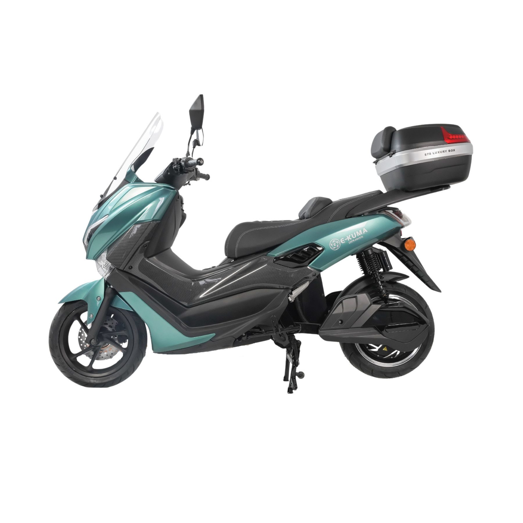 e-kuma E-Motorroller Wind, 12000,00 W, 115 km/h, inklusive Topcase