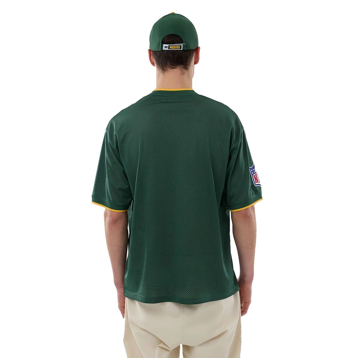 New Era T-Shirt Mesh Oversized NFL Green Bay Packers Logo