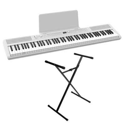 Artesia Digitalpiano »Artesia PE-88 Digitalpiano Weiss + Keyboardständer«
