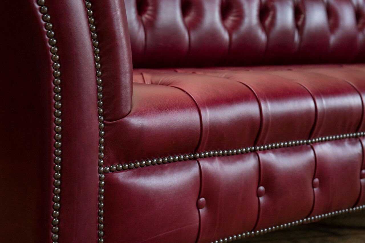JVmoebel Sofa Sofa Design Sitzer 265 cm Couch Chesterfield-Sofa, Chesterfield 4