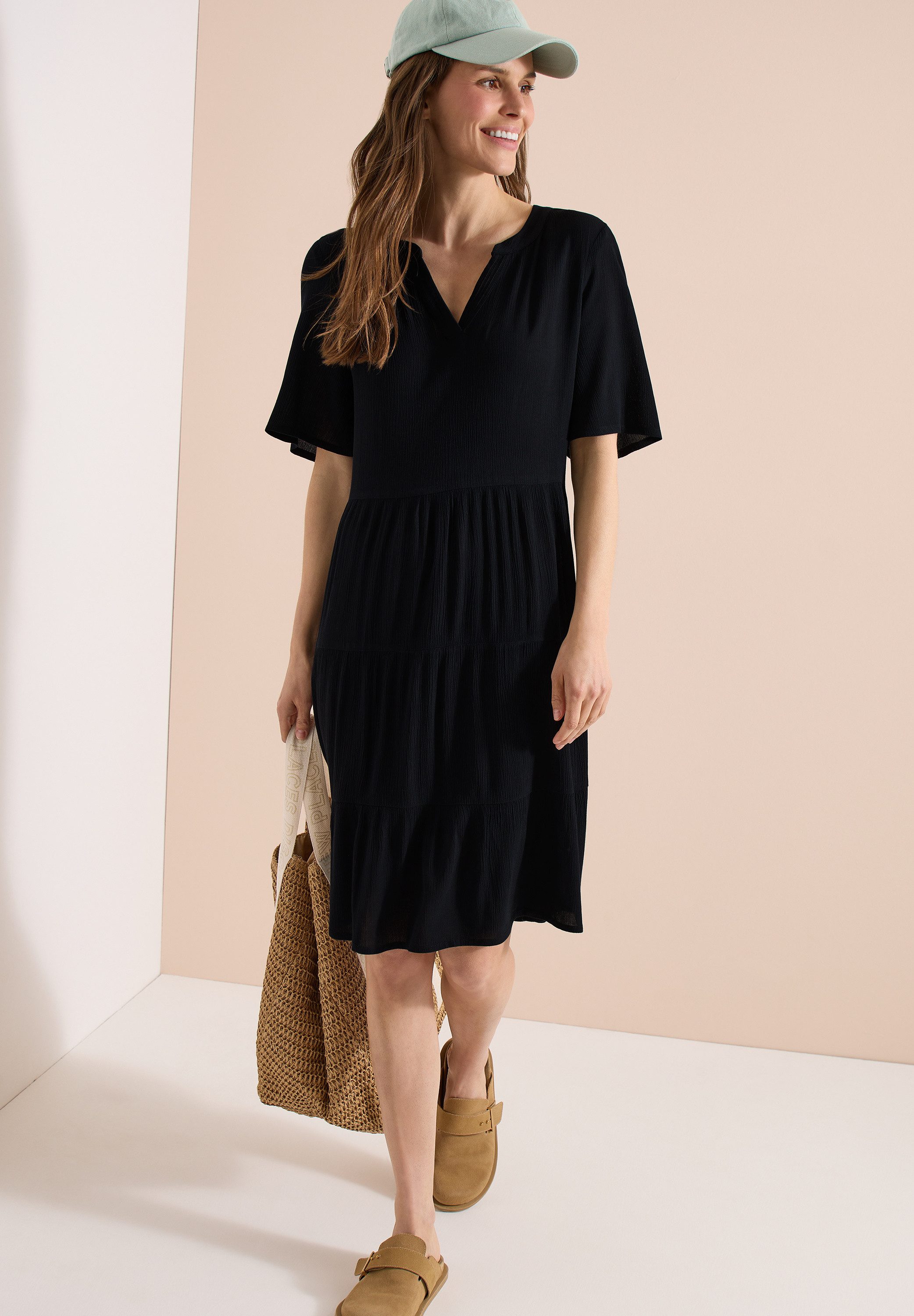 CECIL Sommerkleid mit grafischem Muster