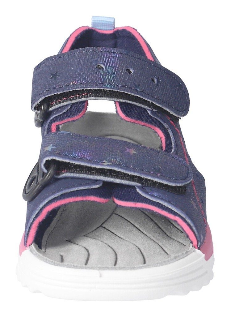 SURF Ricosta mit praktischem normal Sandale Klettverschluss WMS: navvy-pink