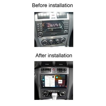 TAFFIO Für Mercedes W203 MOPF 9" Touch Android Autoradio GPS CarPlay Einbau-Navigationsgerät