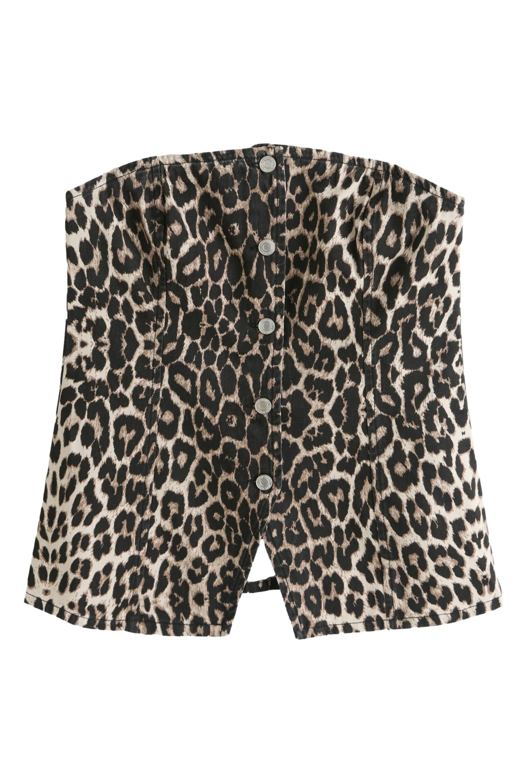 Next Anzugweste Bandeau-Denimweste (1-tlg)