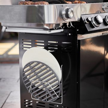 RÖSLE Gasgrill RÖSLE BBQ Gasgrill Videro G3-S Vario schwarz inkl. Pizzastein und