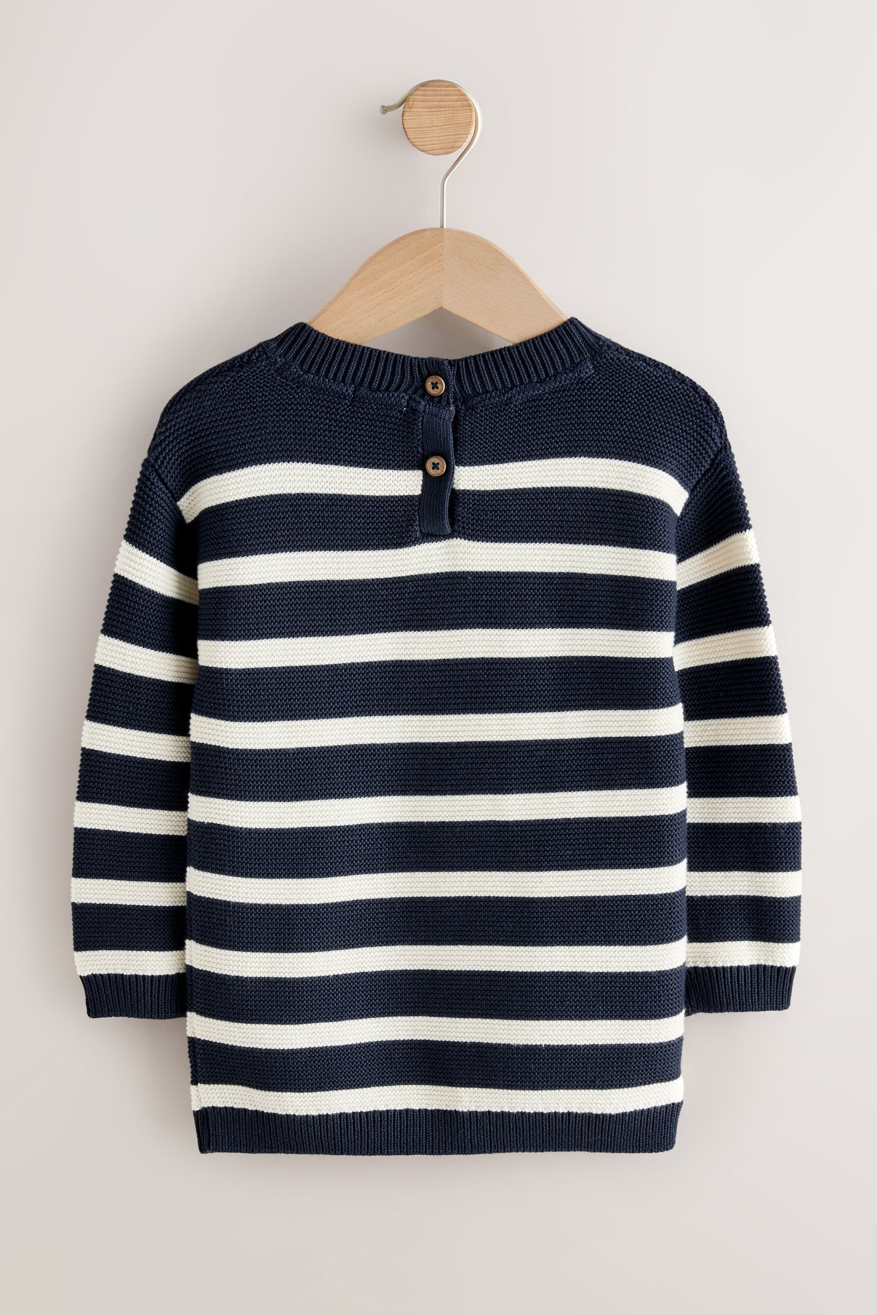 Next Strickkleid Pulloverkleid mit Streifenmotiv (1-tlg) günstig online kaufen