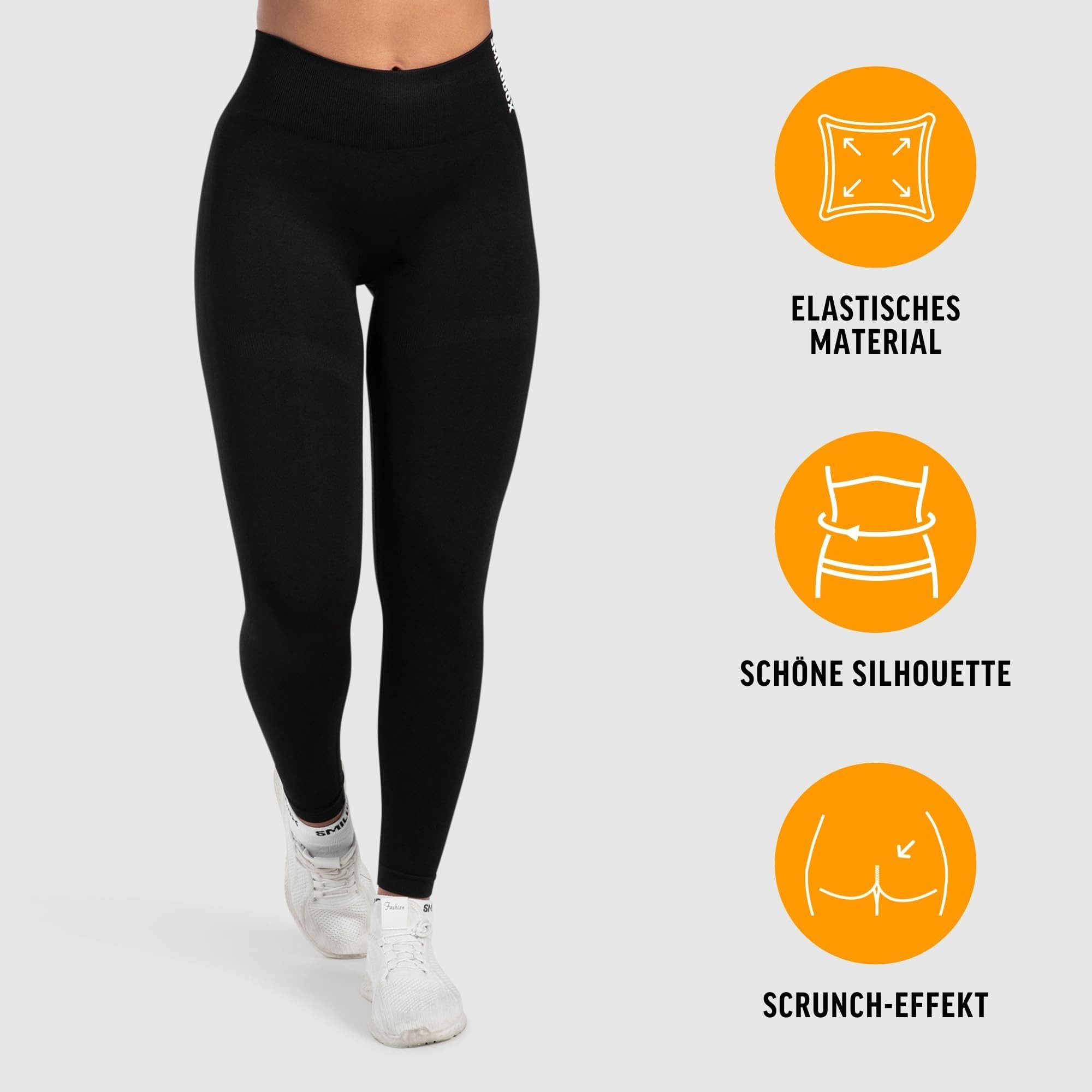 Smilodox Leggings Sonnia, Stretch Fit Sporthose mit V-Shape Kontur & Scrunc günstig online kaufen