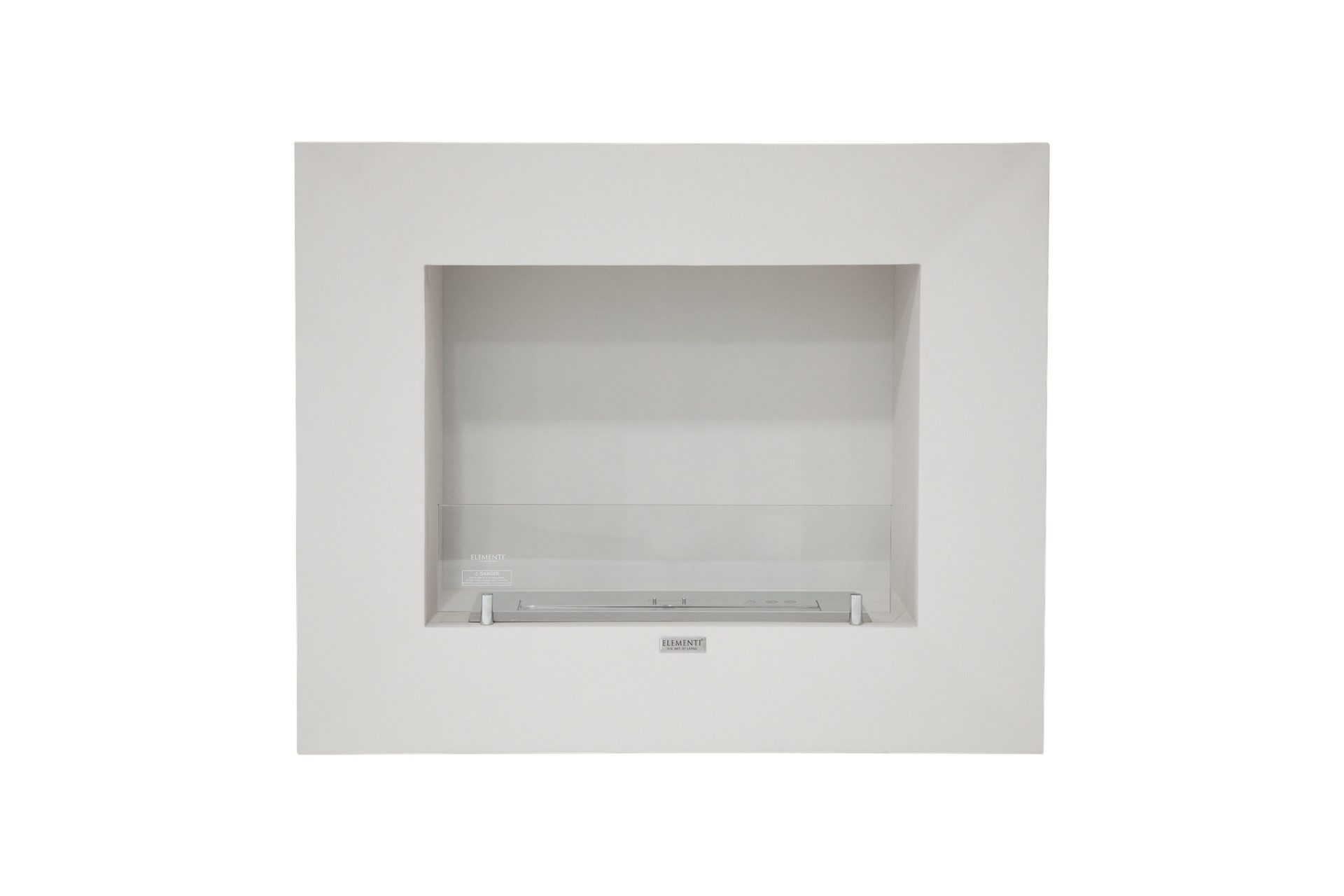 ELEMENTI Dekokamin MILANO ETHANOL KAMIN (Cremeweiß, Stein)