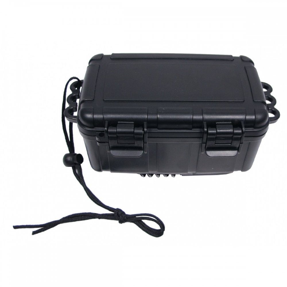 MFH Aufbewahrungsbox Box, Kunststoff, wasserdicht, gepolstert, schwarz