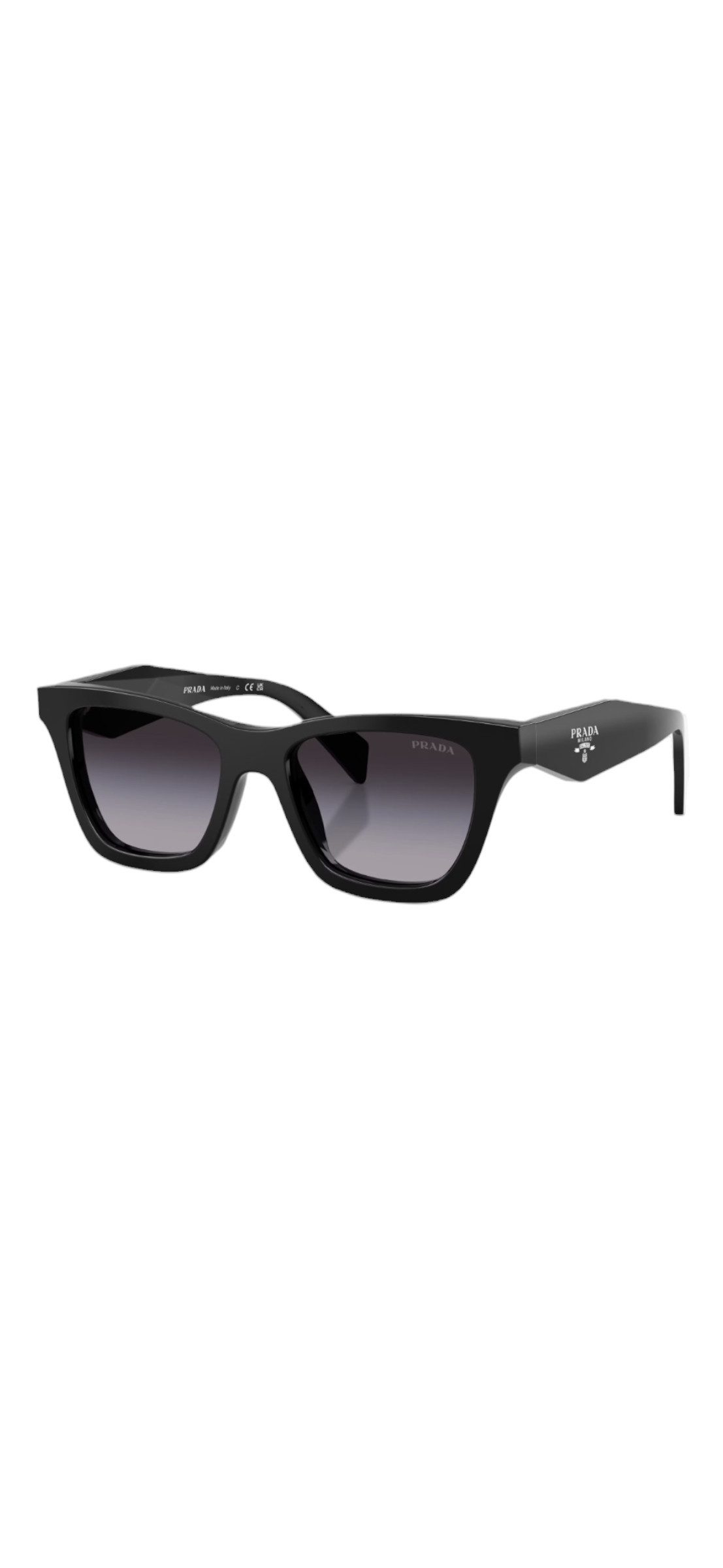 PRADA Sonnenbrille Prada PR C07S Sonnenbrille Butterfly Schwarz Grau Damen