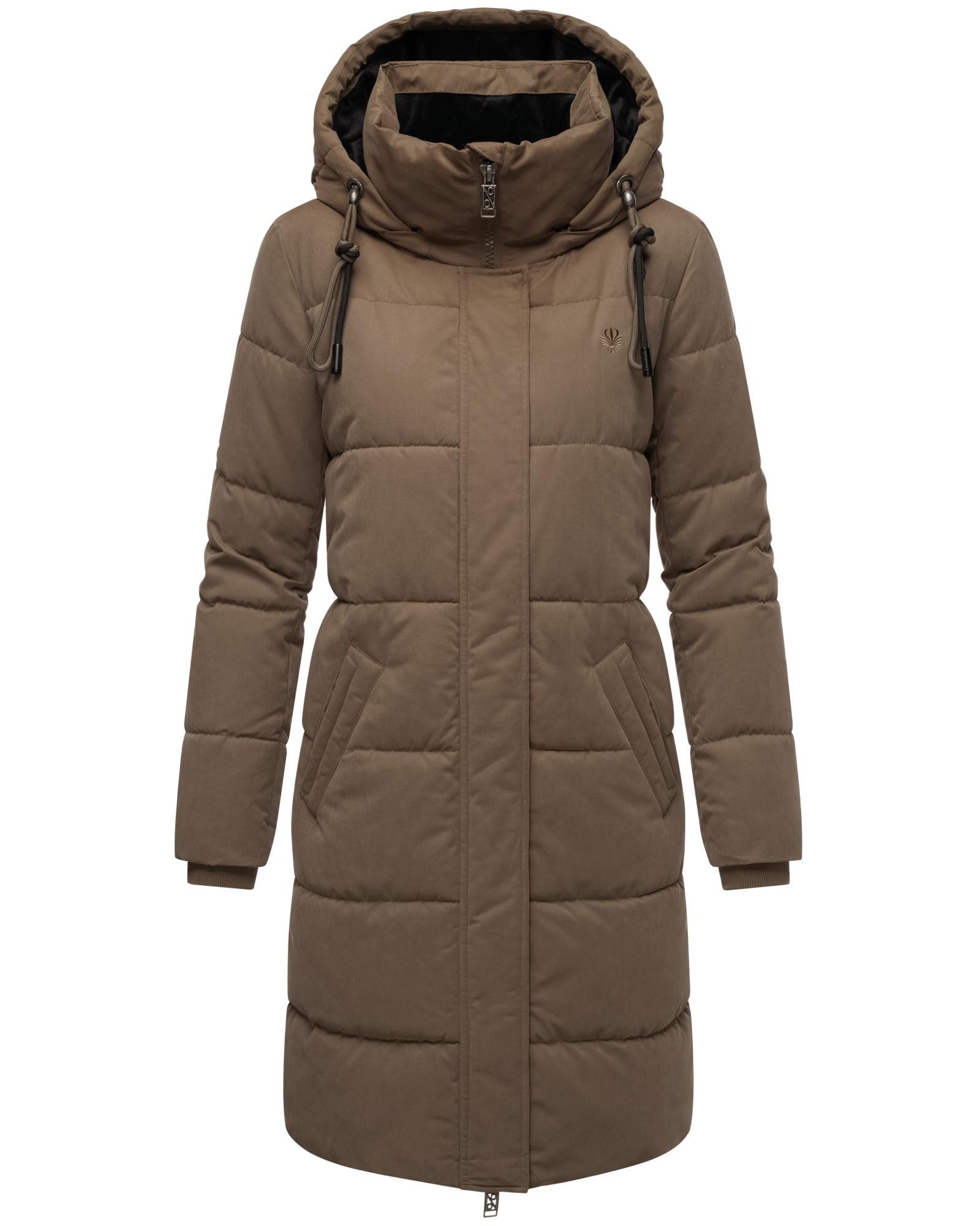 Navahoo Wintermantel Wintertanz 14 modischer Damen Steppmantel mit hohem Kragen