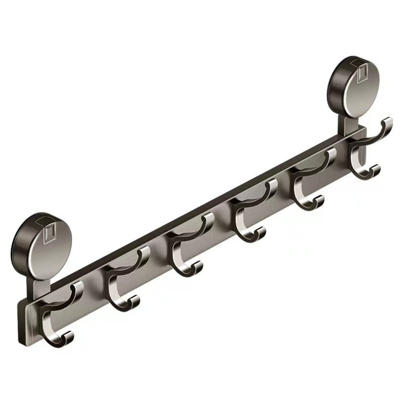 Wandhaken Saugnapf Haken, Handtuchhalter, Ohne Bohren,Doppelte Reihe von Haken